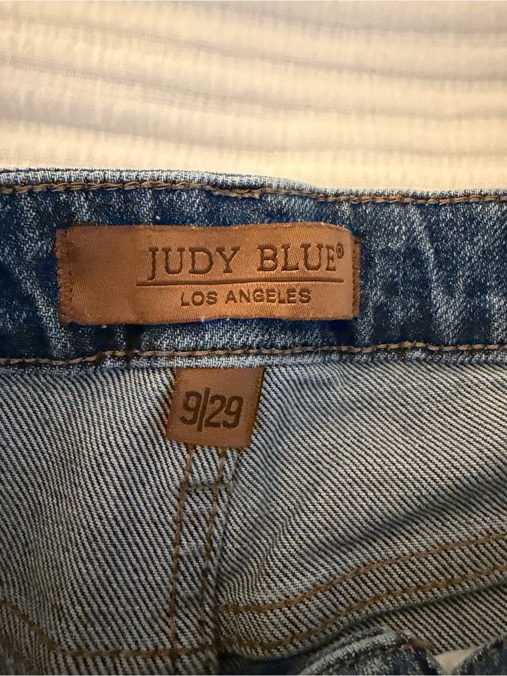 Judy Blue Dark Blue High-Rise Wide-Leg stretch Jeans - Picture 3 of 8